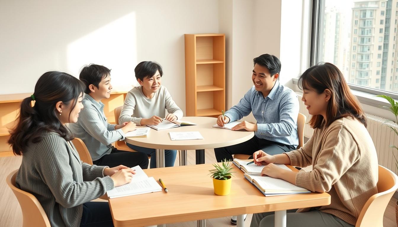 Small-group learning with clear direction